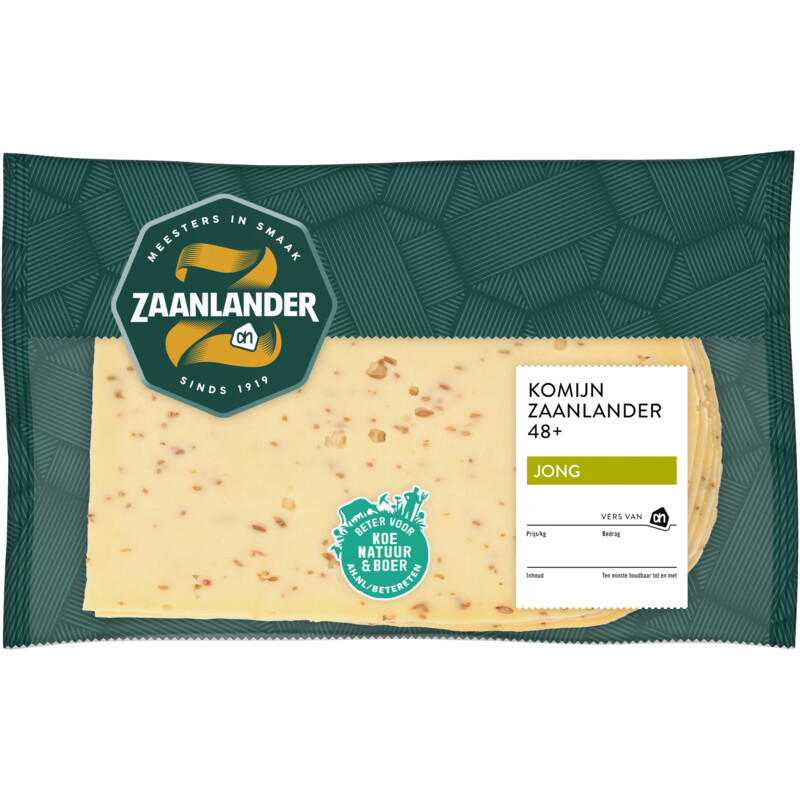 Een afbeelding van AH Zaanlander Jong komijn 48+ plakken