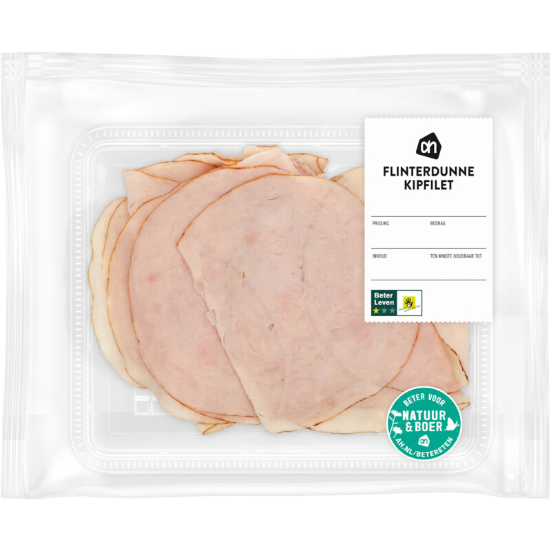 Een afbeelding van AH Scharrel flinterdunne kipfilet