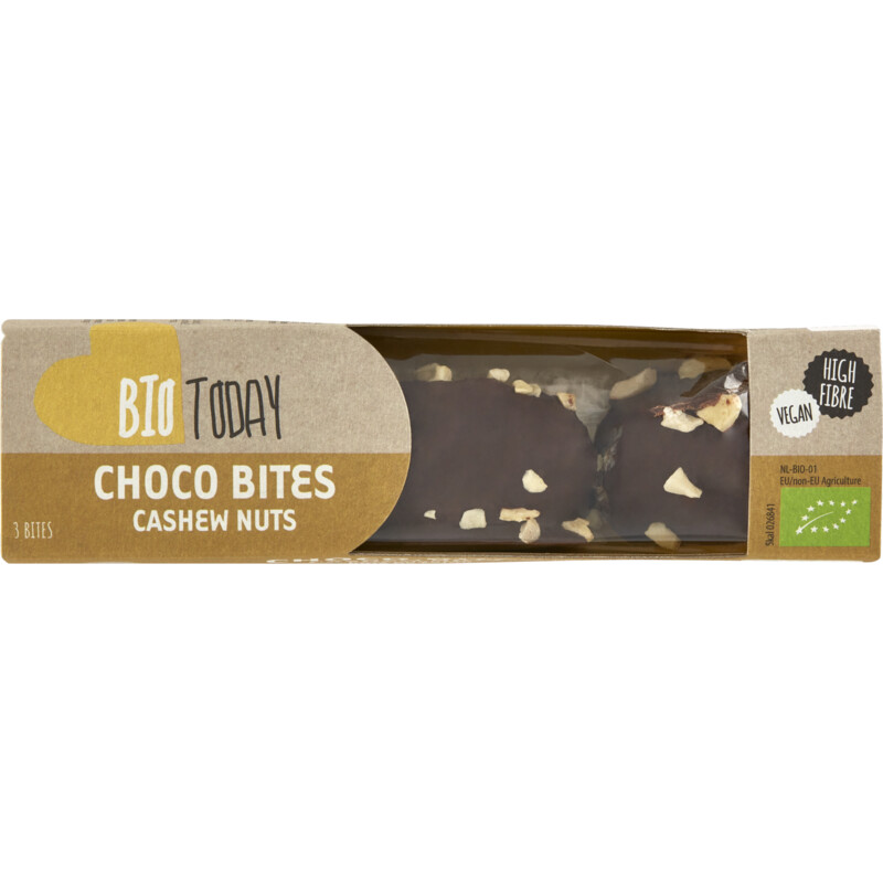 Een afbeelding van BioToday Cacao bites cashewnoten