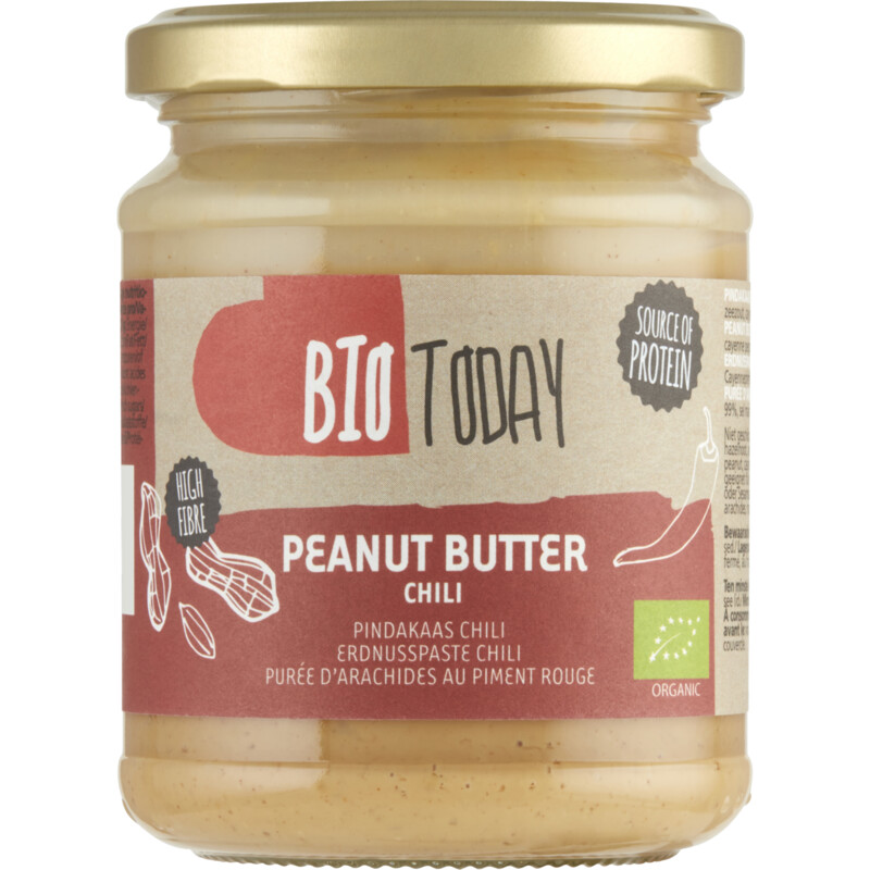 Een afbeelding van BioToday Pindakaas chili