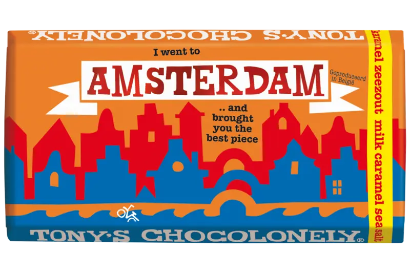 Amsterdam reep melk karamel zeezout