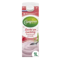 Campina Zacht en luchtig framboos smaak