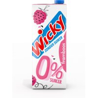 Een afbeelding van Wicky Framboos 0% suiker