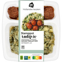 Afbeelding van Hollandse stamppot andijvie gehaktbal