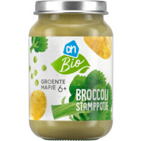 Een afbeelding van AH Biologisch Groentehapje broccoli stamppotje 6+