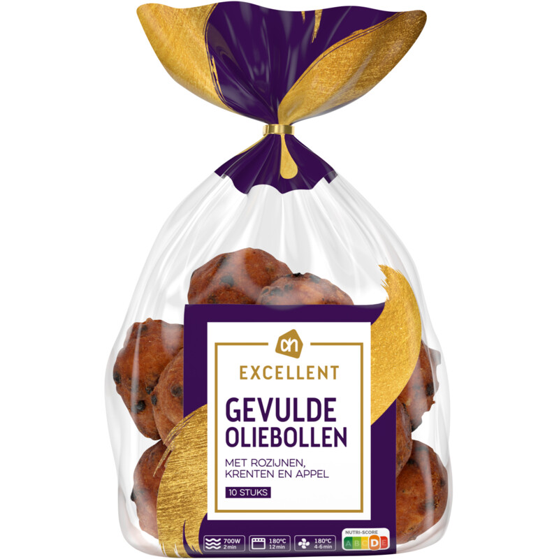 Een afbeelding van AH Excellent Gevulde oliebollen