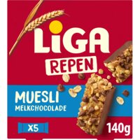 Een afbeelding van Liga Repen muesli melkchocolade