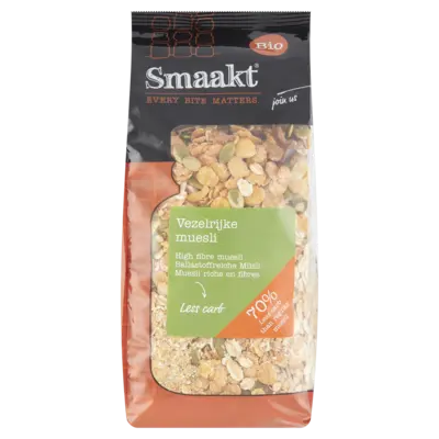 pdp-image-Smaakt Vezelrijke muesli less carb
