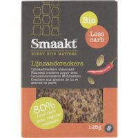 Afbeelding van Smaakt Lijnzaadcrackers maanzaad less carb
