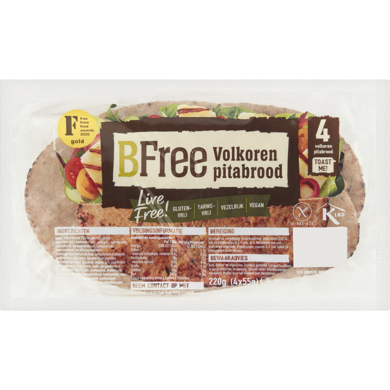 Een afbeelding van BFree Volkoren pita