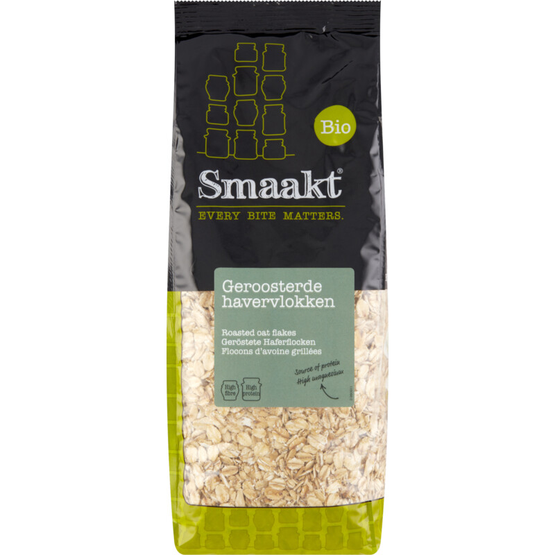 Een afbeelding van Smaakt Geroosterde havervlokken