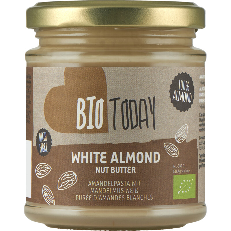 Een afbeelding van BioToday Amandelpasta wit bio
