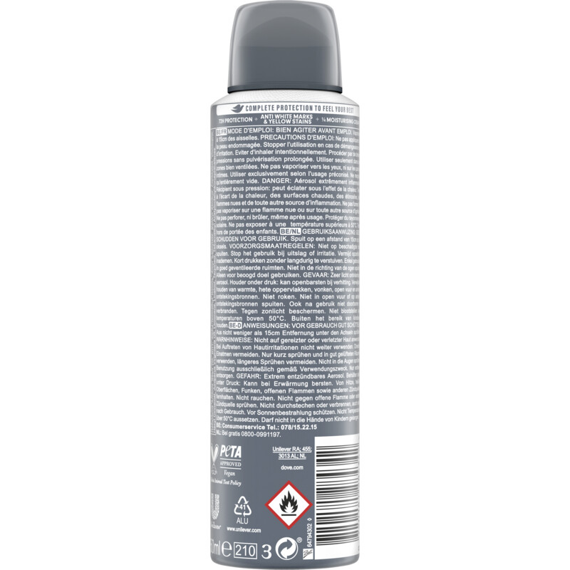 Een afbeelding van Dove Men+care invisible dry deodorant spray