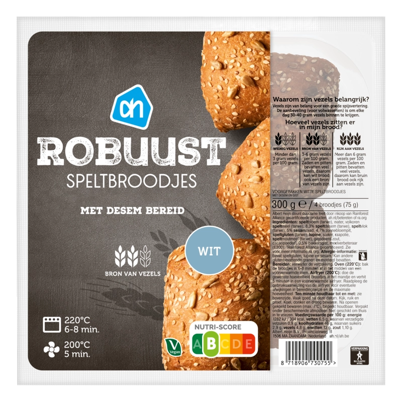 AH Robuust speltbroodjes