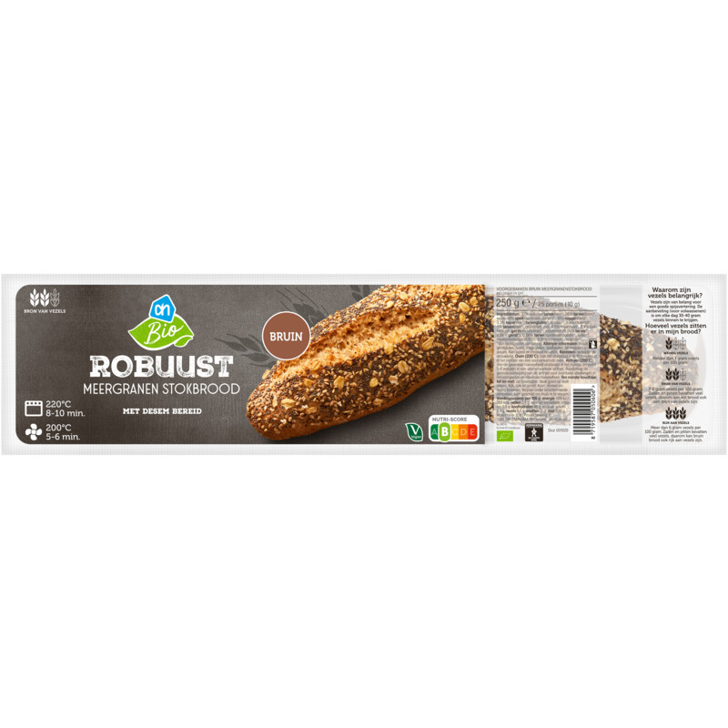 Een afbeelding van AH Biologisch Robuust meergranen stokbrood