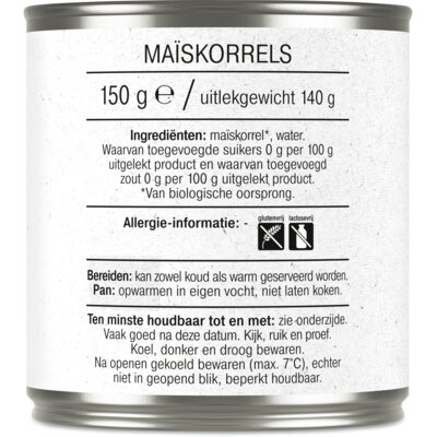 pdp-image-AH Biologisch Maiskorrels 0% zout toegevoegd