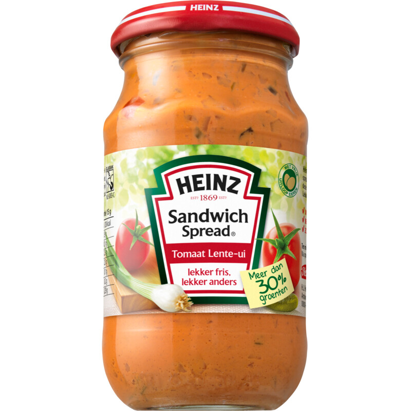 Een afbeelding van Heinz Sandwich spread tomaat lente-ui