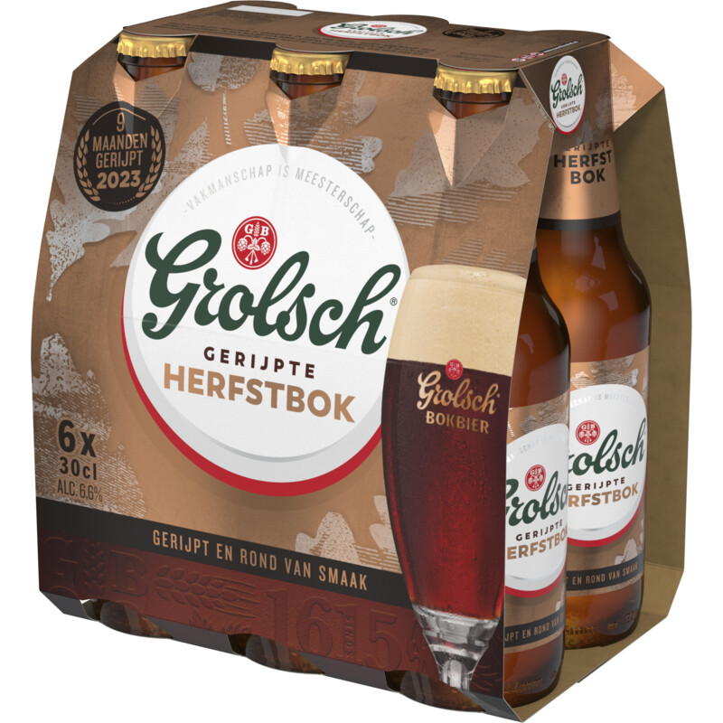 Een afbeelding van Grolsch Gerijpte herfstbok 6-pack