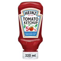 Heinz Tomato ketchup 50% minder suikers & zout