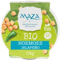 Een afbeelding van Maza Biologische hoemoes jalapeño