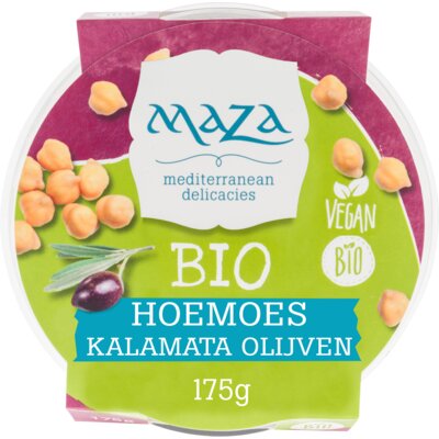 pdp-image-Maza Biologische hoemoes kalamata olijven