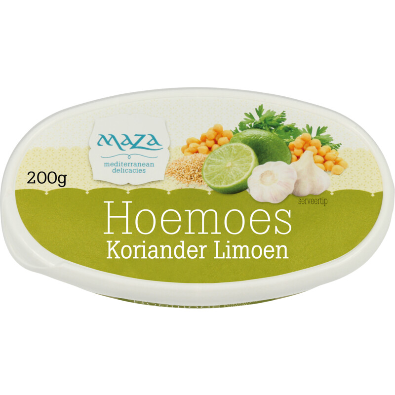 Hoemoes koriander & limoen - 4211