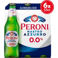 Een afbeelding van Peroni Nastro azzurro Italiaans 0.0% 6-pack