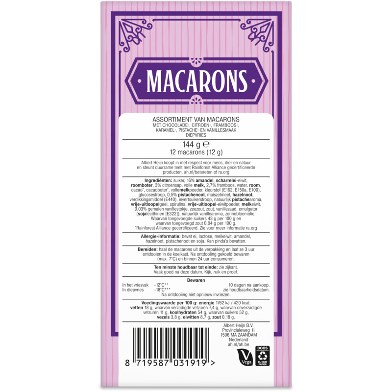 Een afbeelding van AH Macarons