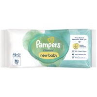 Een afbeelding van Pampers Harmonie new baby 0% plastic babydoekjes