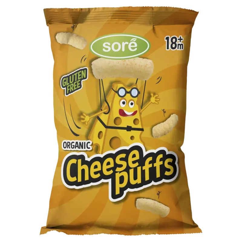 Organic Cheese Puffs 18m+