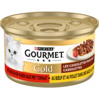 Een afbeelding van Gourmet Gold cassolettes met rund & kip