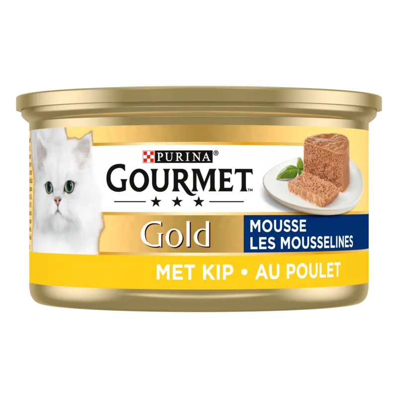 Gold Mousse Kattenvoer natvoer met Kip