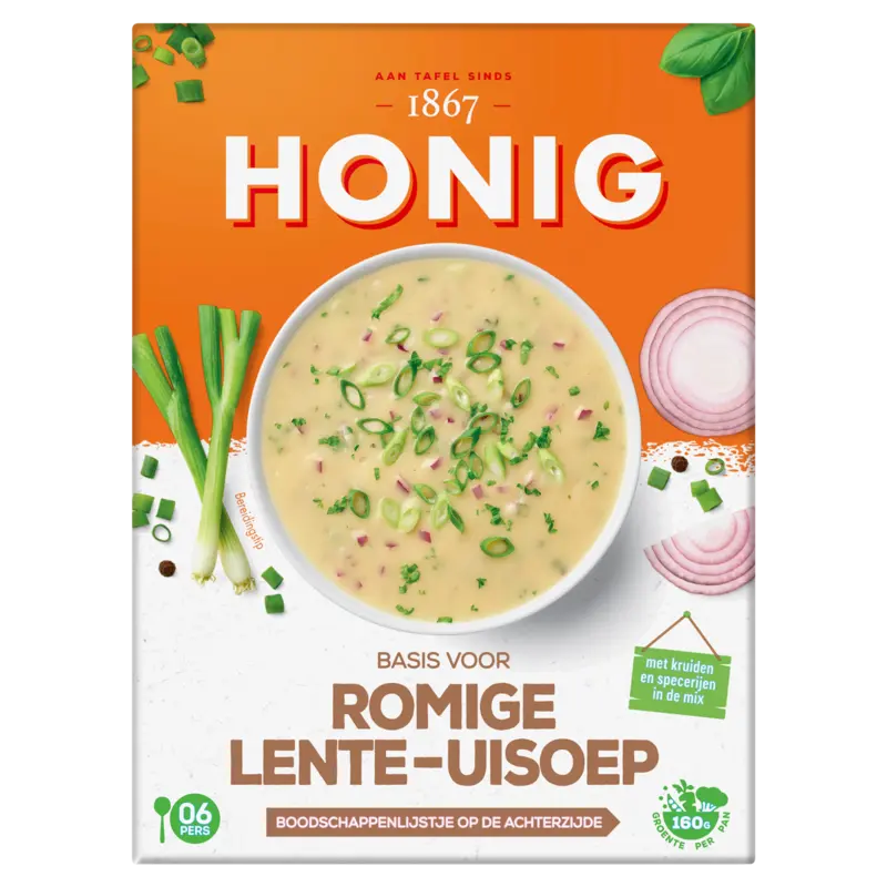 Honig Basis voor romige lente-uisoep