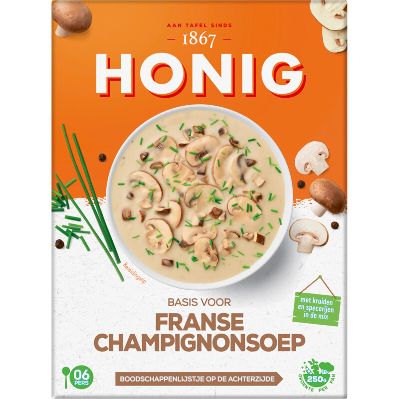 Een afbeelding van Honig Basis voor Franse champignonsoep