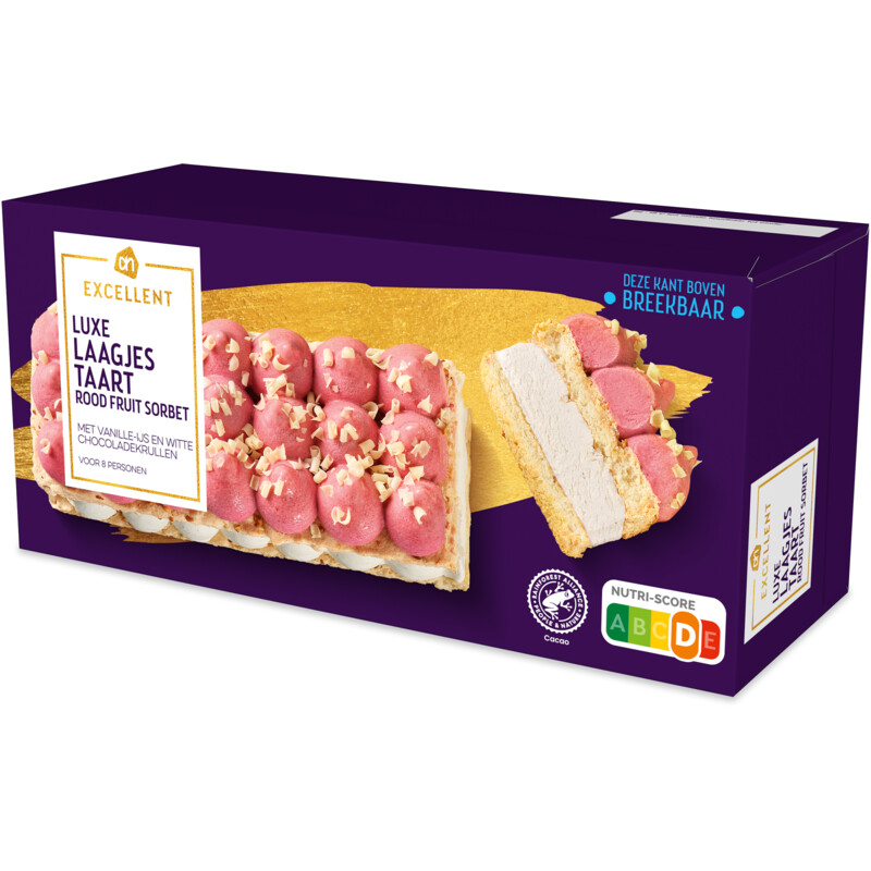 Een afbeelding van AH Excellent Luxe laagjes taart rood fruit