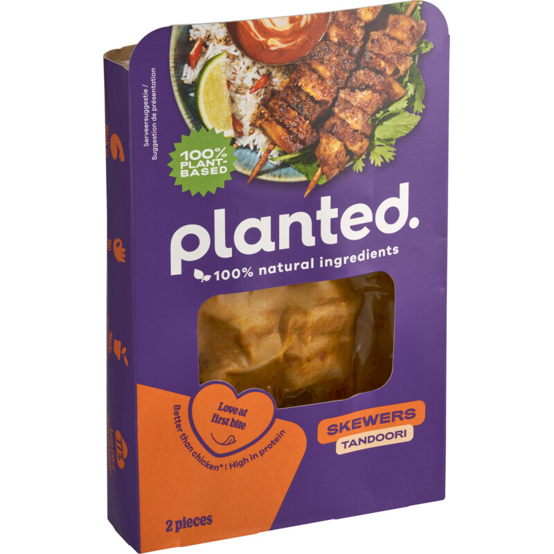 Een afbeelding van Planted Skewers tandoori