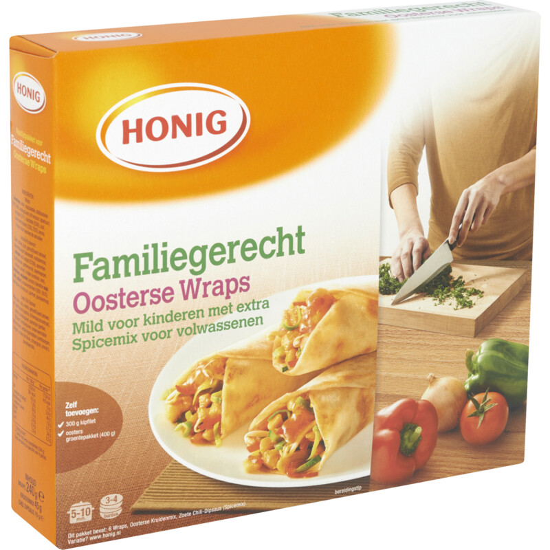 Een afbeelding van Honig Familiegerecht Oosterse wraps