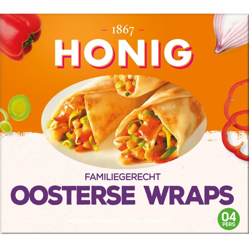 Een afbeelding van Honig Familiegerecht Oosterse wraps