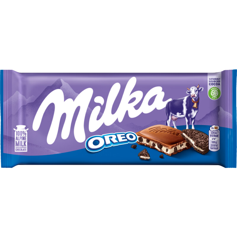 Een afbeelding van Milka Chocoladereep Oreo