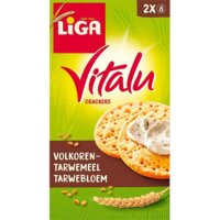 Een afbeelding van Liga Vitalu crackers volkoren tarwe