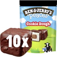 Een afbeelding van Ben & Jerry's Peaces cookie dough