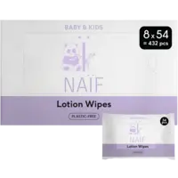 Naïf Baby & kids lotiondoekjes plasticvrij