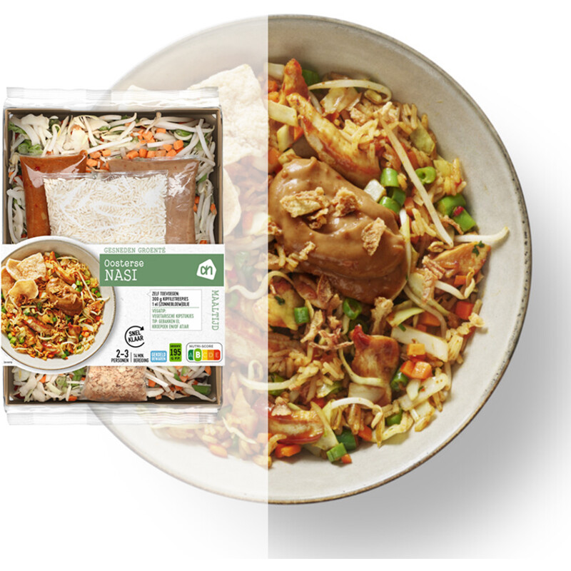 Een afbeelding van AH Gesneden Nasi Verspakket