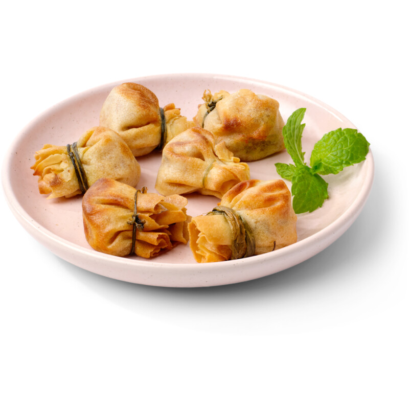 Een afbeelding van AH Wontons gevuld met groente