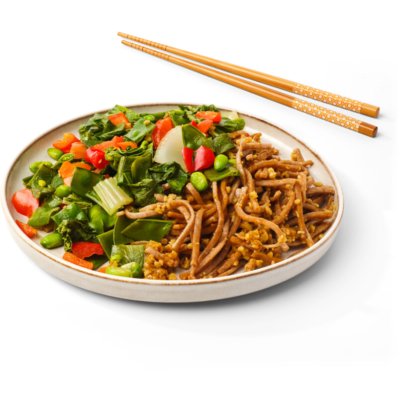Een afbeelding van AH Terra Verse maaltijd teriyaki noedels