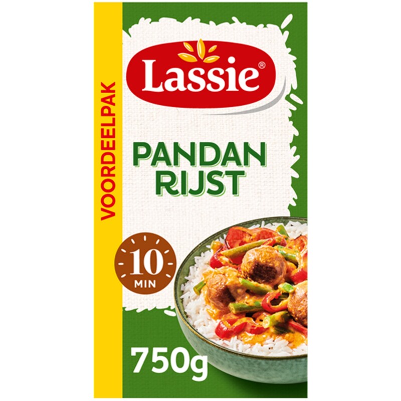 Een afbeelding van Lassie Pandan rijst voordeelpak