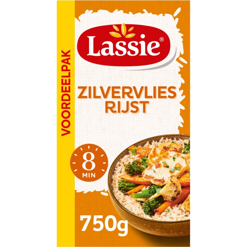Een afbeelding van Lassie Zilvervlies rijst voordeelpak