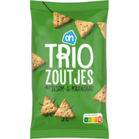Een afbeelding van AH Trio zoutjes sesam- & maanzaad