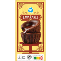 Een afbeelding van AH Lava cakes chocolade