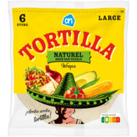 Een afbeelding van AH Tortilla naturel wraps large